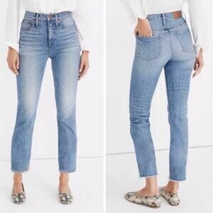 Madewell The Perfect Vintage Jean Women’s Size 26 Raw Hem Edition
